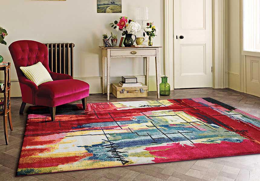 Classy and colourful rugs