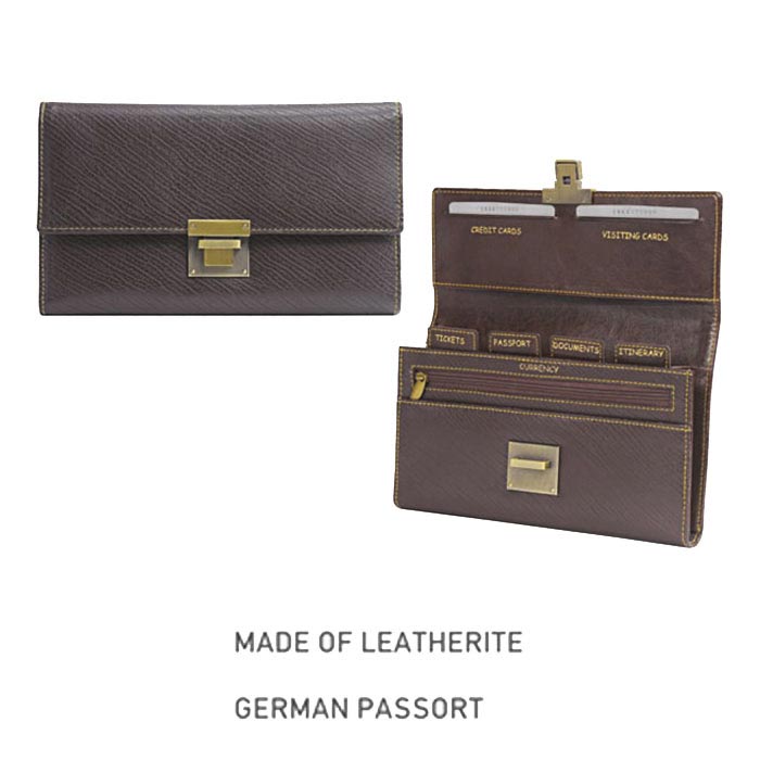 Brown leather lady wallet MW (code-24)