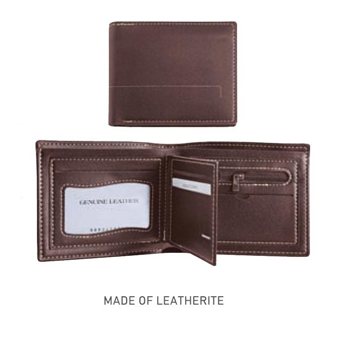 Brown leather wallet (code-14)