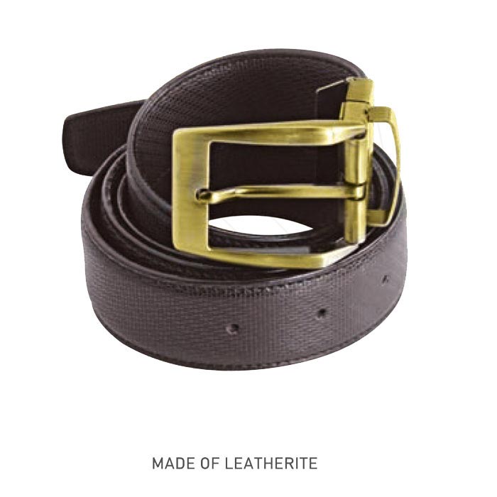 Customized black leather belt MW (code-35)