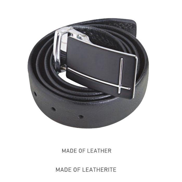 Fancy black leather belt MW (code-31)