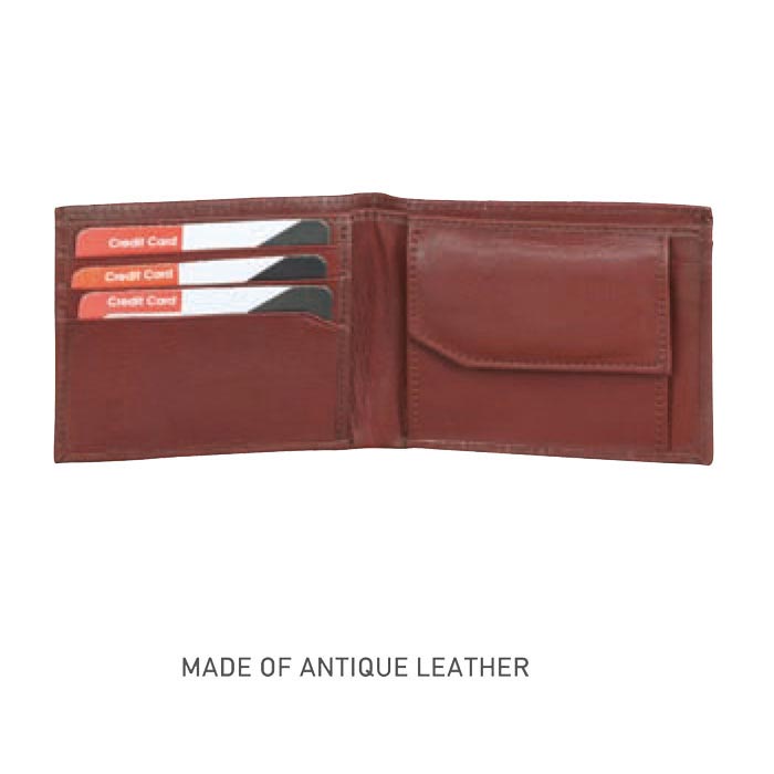 Reddish-brown wallet MW (code-22)