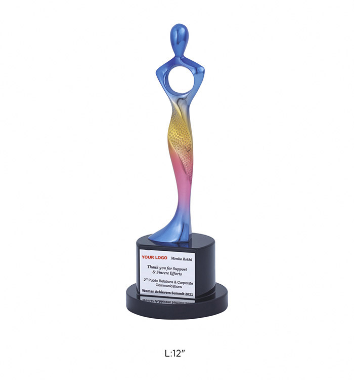 Multi colour trophy MW(Trophy-11)